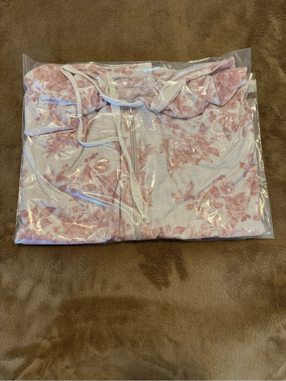 Soprano Pink Floral Zip Hoodie - Picture 7 of 7